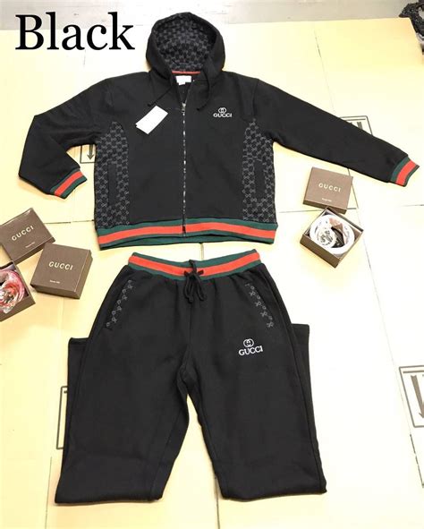 gucci mens sweat suit cheap|gucci sweatsuit men's.